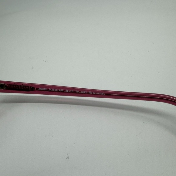 MAUI‎ JIM MJ860-28F LITTLE BELL Pink Plastic Square Women\'s Sunglasses H10722 main image 7